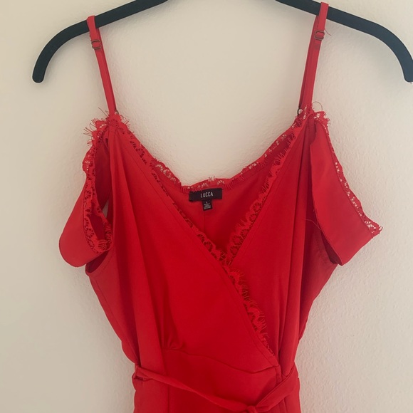 Lace Wrap Dress - Picture 2 of 7